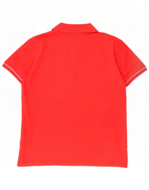 Tricou polo Avirex pentru femei UK 18 XL bumbac roșu
