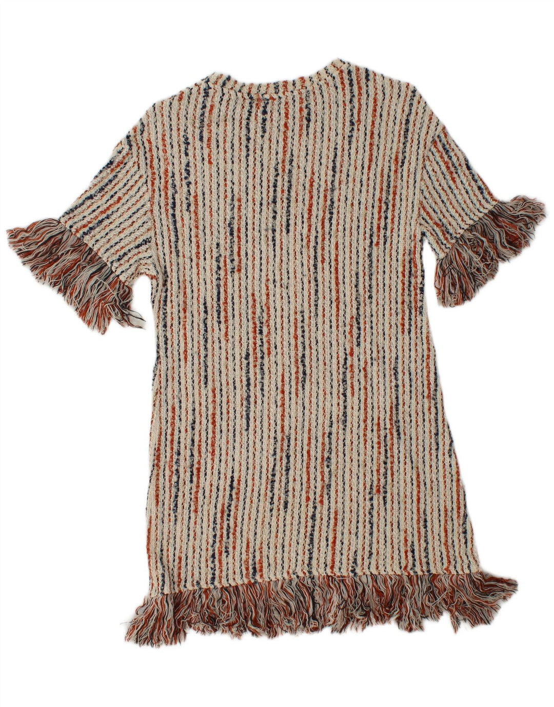 Rochie Jumper Trafaluc pentru Damă ZARA UK 8 Mic în dungi alb