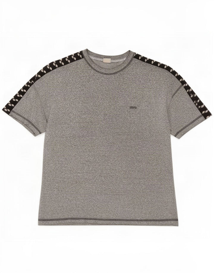 Tricou grafic pentru bărbați Arena Top mare, gri, bloc de culoare