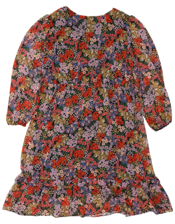 Rochie Wallis cu maneci lungi pentru femei UK 18 XL, multicolor, floral