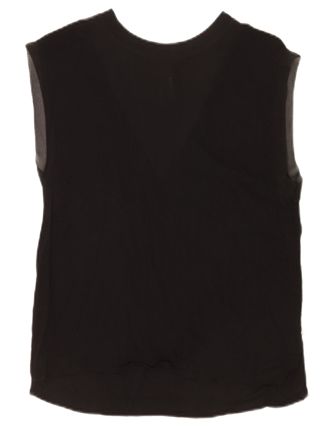 PEPE Jeans Vest Top pentru femei UK 10 Small Black Viscose