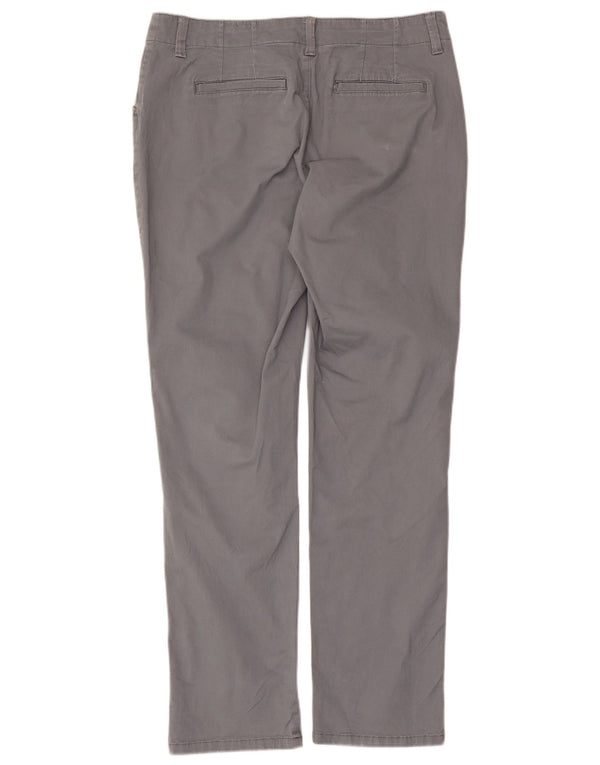 Pantaloni chino drepti pentru femei Lee US 10 Large W34 L30 Bumbac gri