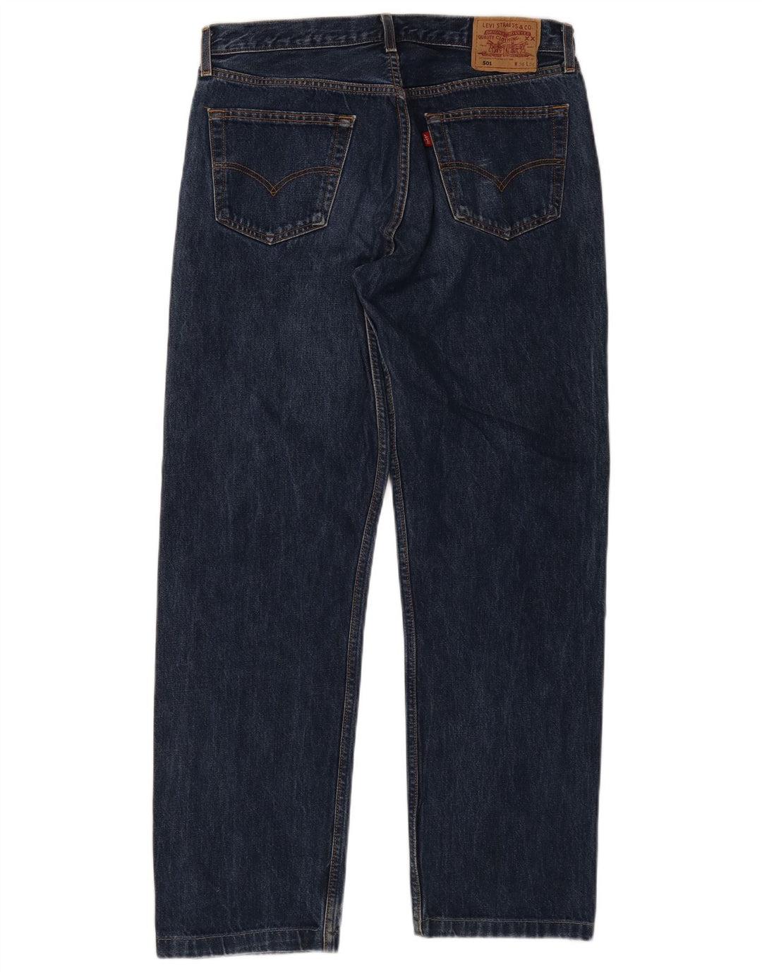 Blugi drepti pentru bărbați Levi's 501 W36 L32 Bumbac albastru
