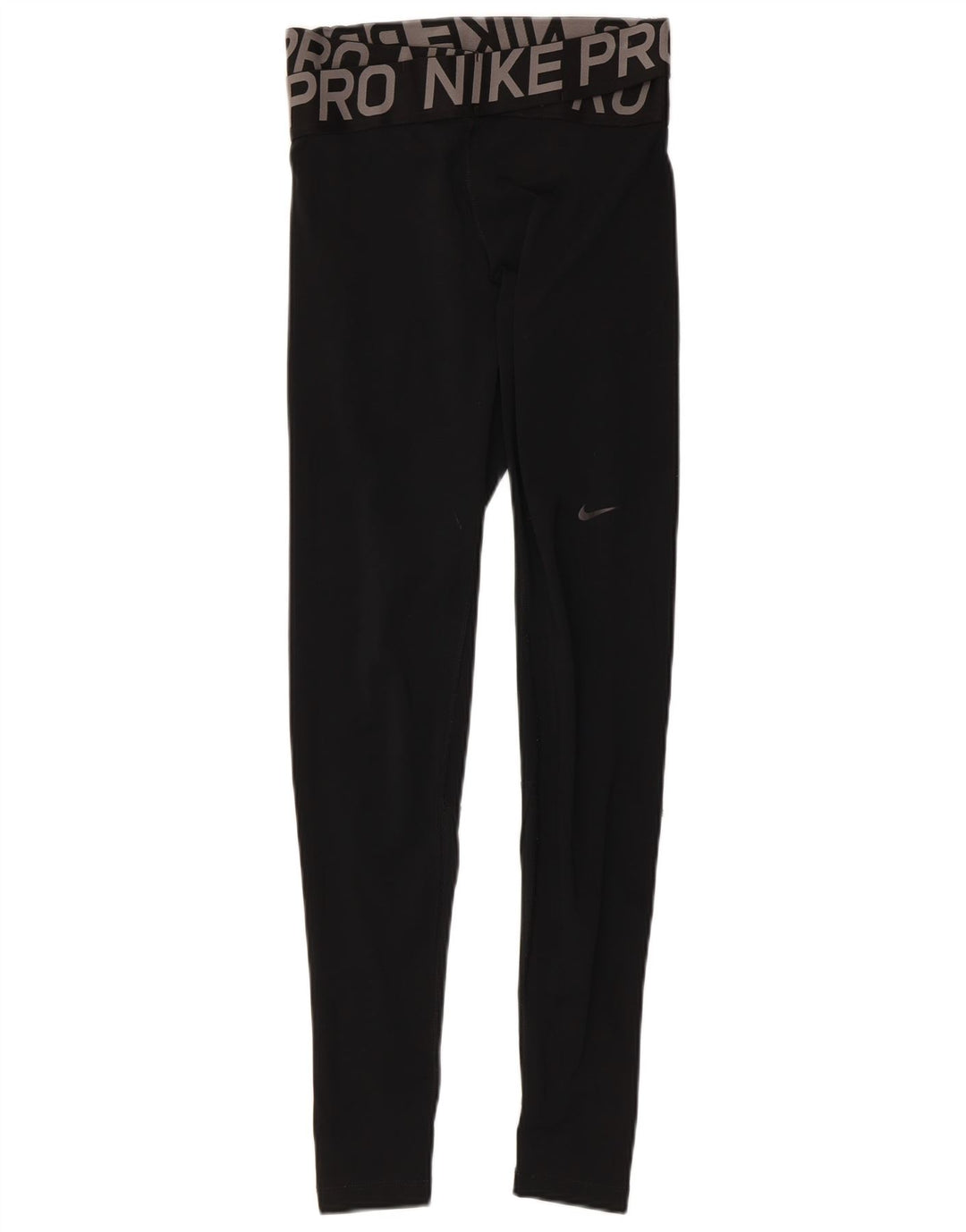 Leggings cu grafice Nike Dri Fit pentru femei UK 8 Mic, negru, poliester color bloc