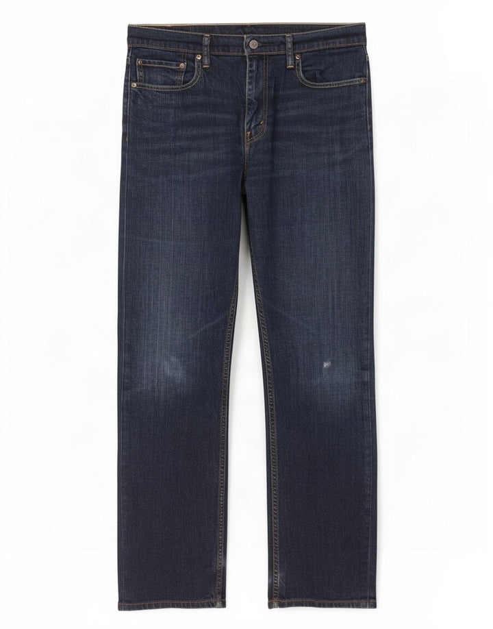 Blugi drepti pentru bărbați Levi's 504 W34 L34 Bumbac albastru