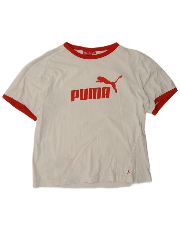 Tricou grafic pentru bărbați Puma Top Medium White Colorblock