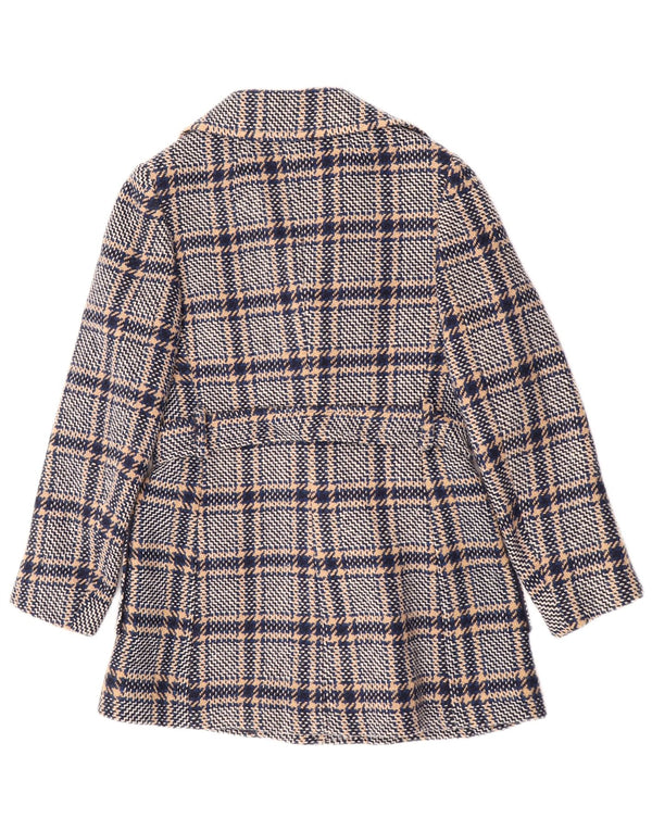 Pardesiu vintage pentru femei UK 10 mic, albastru marin, caroserie