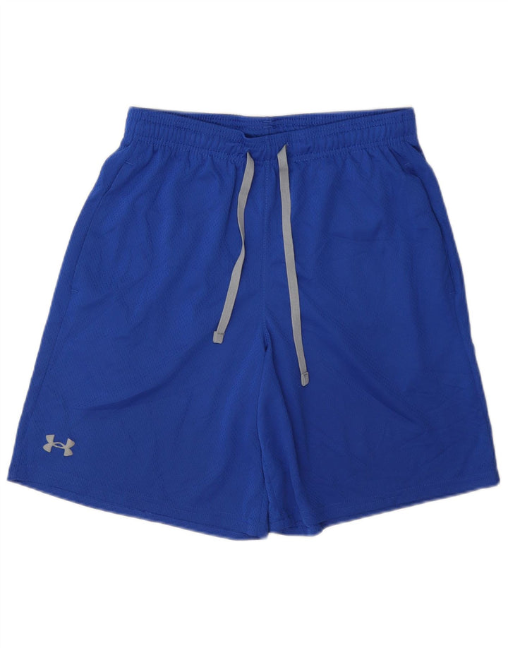 Pantaloni scurți sport Under Armour pentru bărbați, poliester albastru mediu