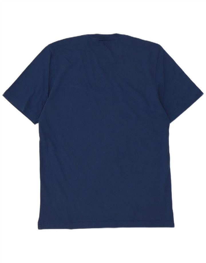 Tricou pentru bărbați Adidas Top mic din bumbac bleumarin