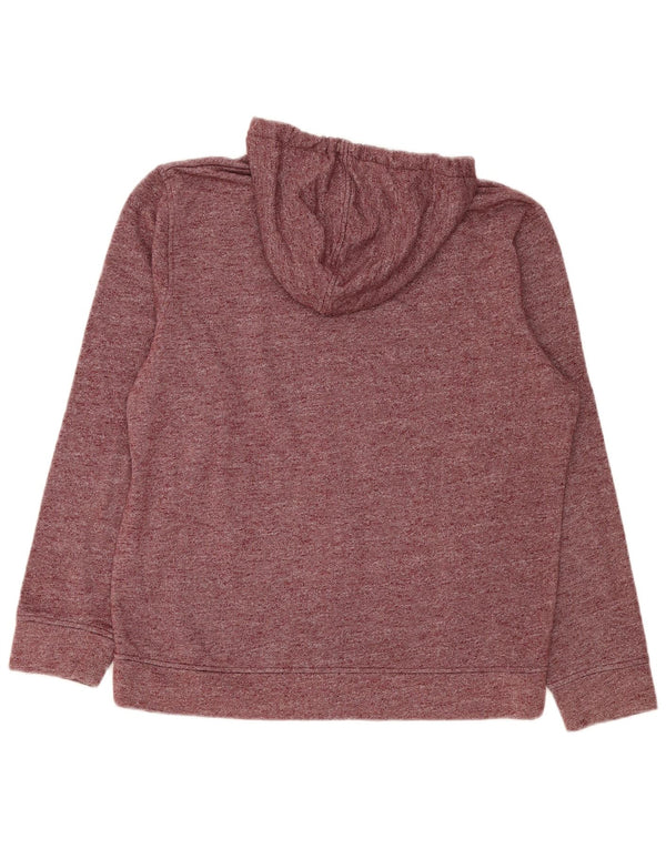 Jack & Jones pentru bărbați. Pulover cu glugă cu grafică, XL, din poliester cu pături burgundy