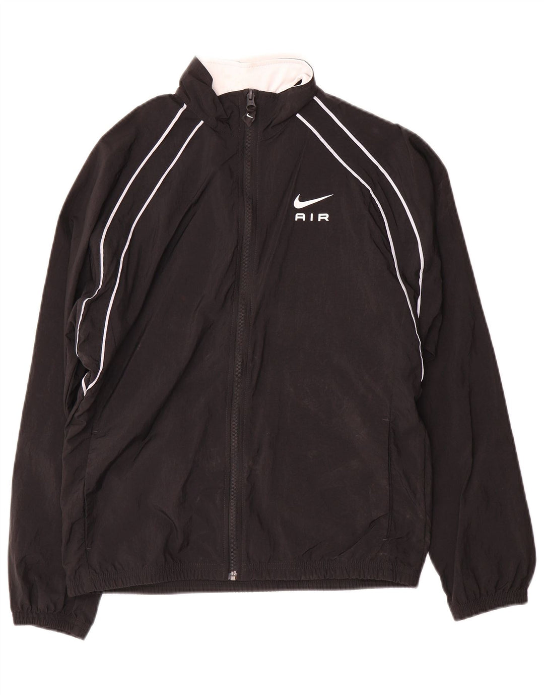 Jachetă de trening cu grafică Nike pentru băieți, 13-14 ani, XL, nailon negru