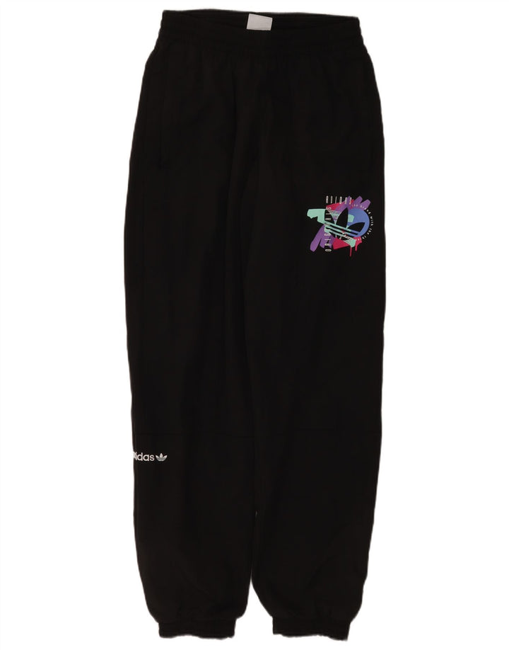 Pantaloni de trening grafic pentru bărbați Adidas Pantaloni de jogging Mici Poliamidă neagră