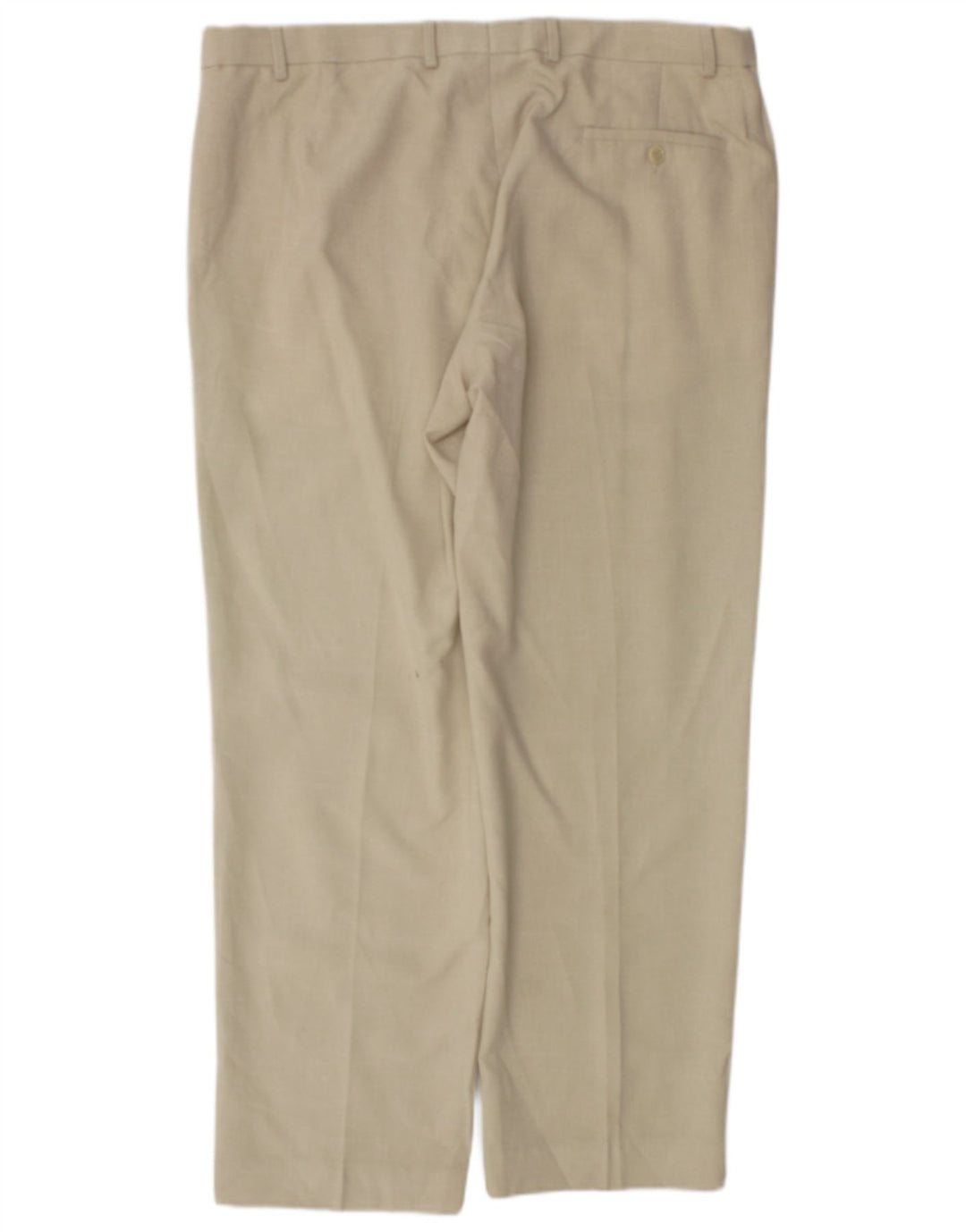 Marks & Spencer Pantaloni de costum pentru bărbați, drepti, cu croiala normală, L38 L31, bej check