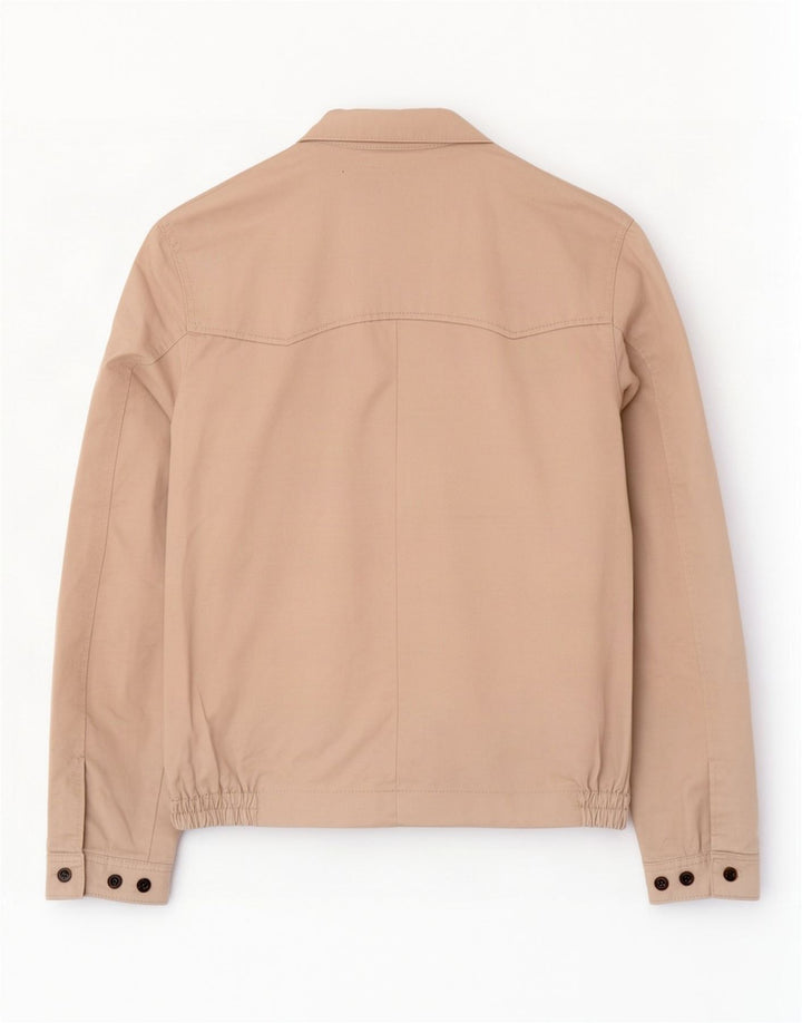 Marks & Spencer pentru bărbați Blue Harbour Bomber Jacket UK 38, bumbac mediu bej