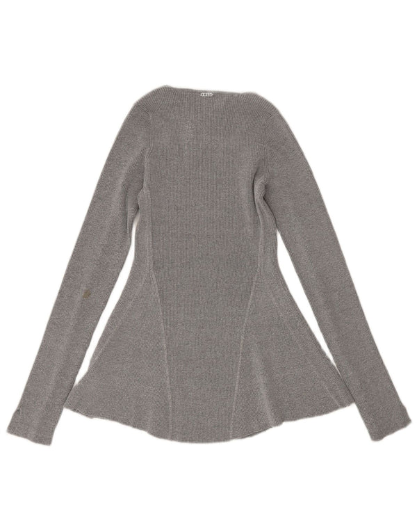 Bluză cu mânecă lungă pentru femei Guess UK 6 XS, gri viscoză