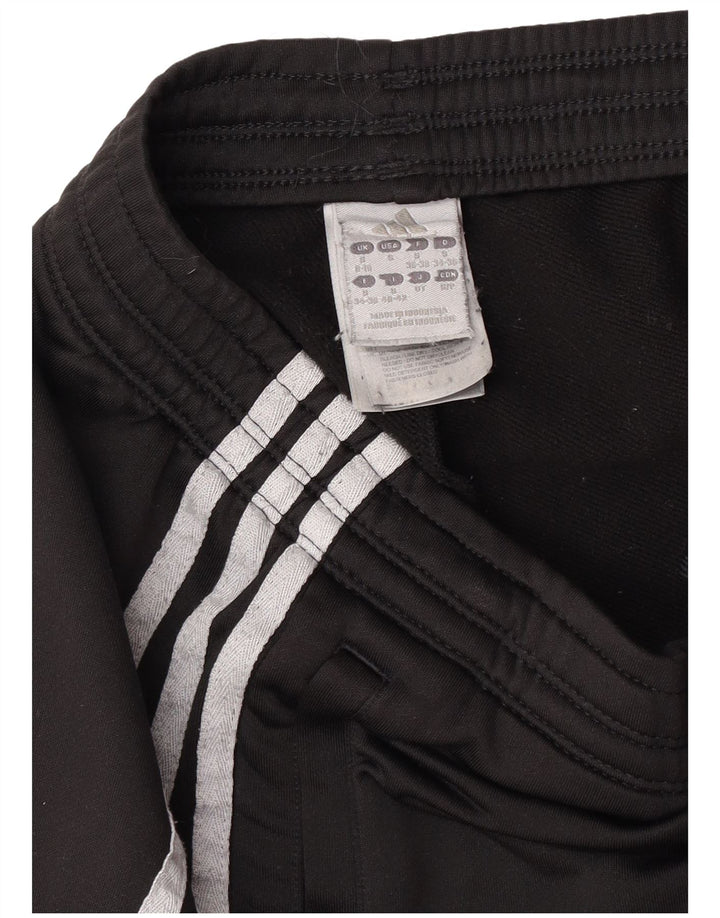 Pantaloni de trening Adidas pentru femei UK 8/10 Poliester negru mic