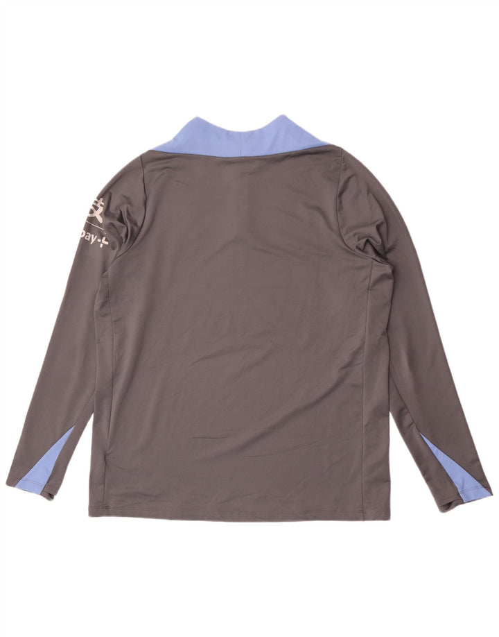 Top de trening cu pulover grafic Nike Tottenham Hotspur pentru bărbați, XL, gri