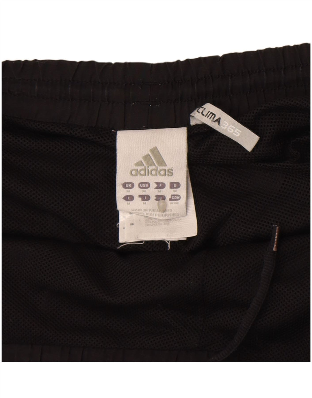 Pantaloni scurți sport Adidas Clima 365 pentru bărbați, mediu negru, poliester color bloc