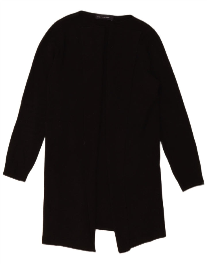 Pulover cardigan deschis pentru femei Marks & Spencer UK 10 Mic Negru