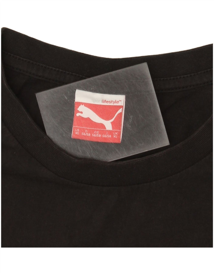 Tricou cu mânecă lungă Puma pentru bărbați, XL, negru