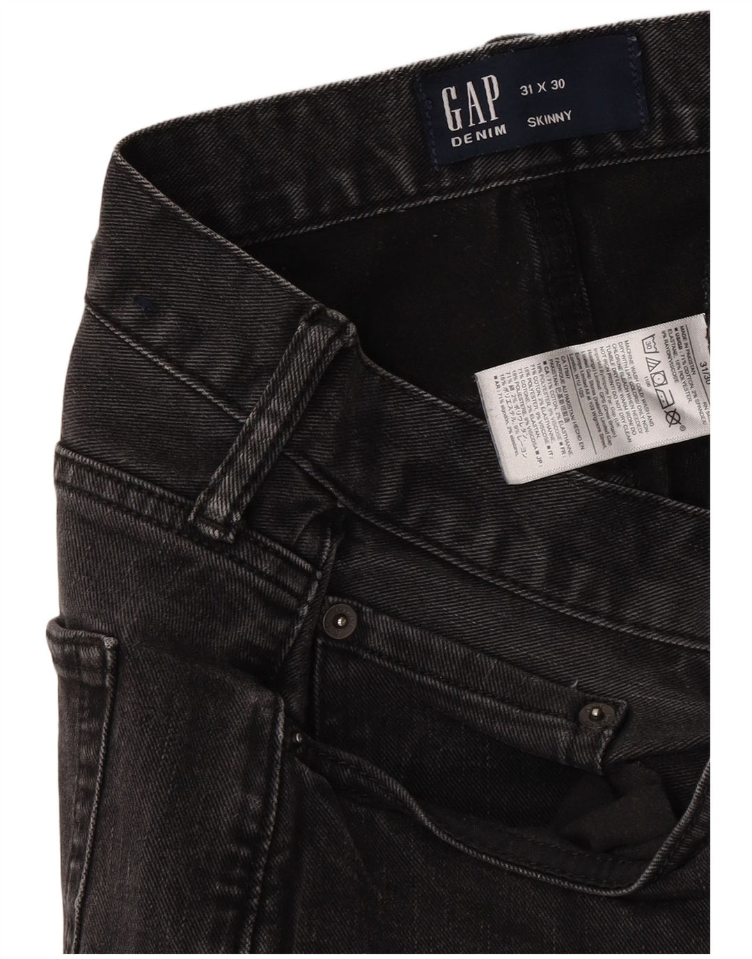 Blugi skinny pentru femei Gap W31 L30 bumbac gri