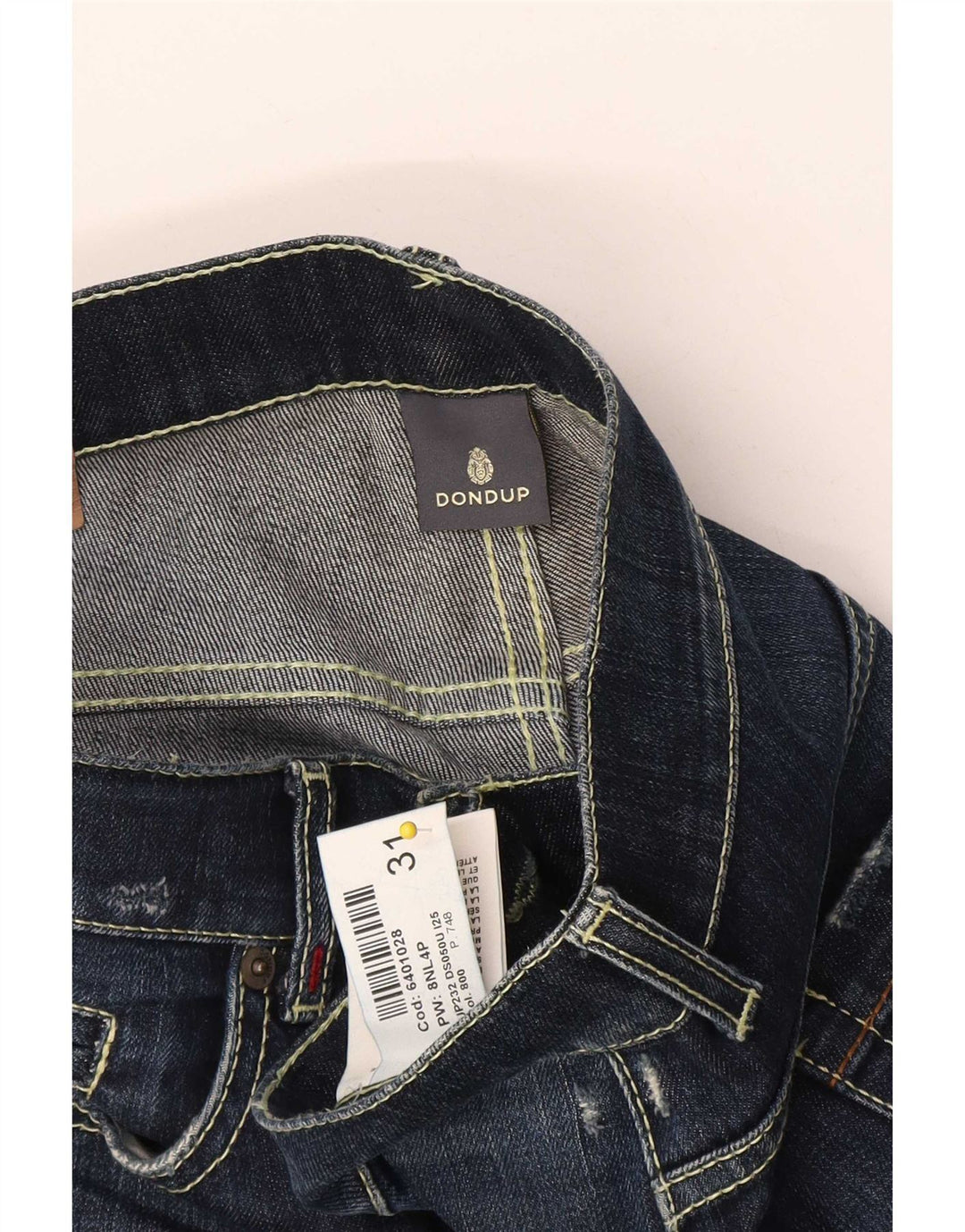 Dondup Blugi pentru bărbați subțiri W31 L30 Bumbac bleumarin