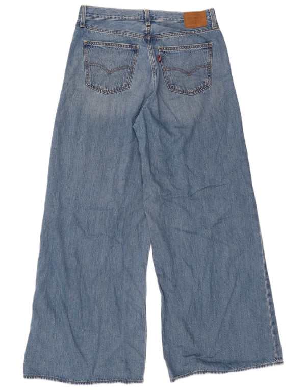 Levi's Womens Wide Leg Jeans W28 L32 Blue Cotton