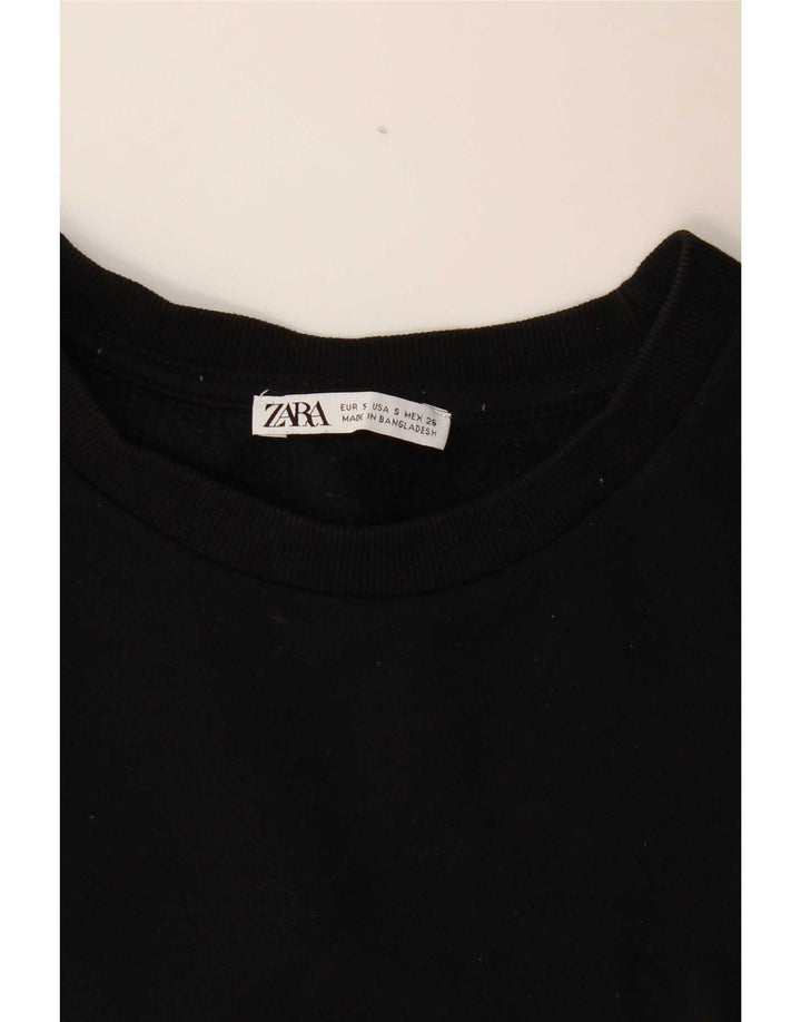 Pulover supradimensionat pentru femei Zara UK 10 Mic Negru