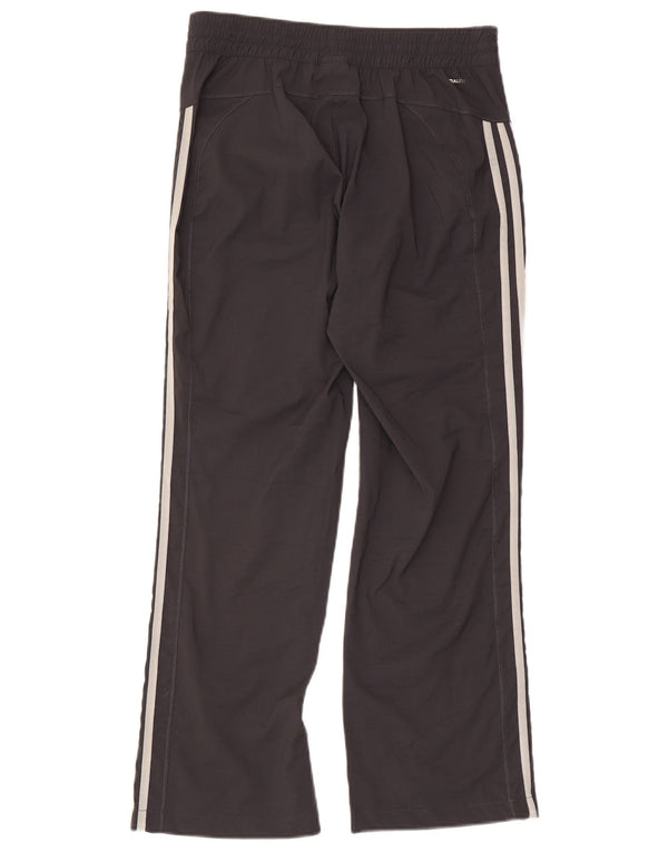 Pantaloni casual drepti pentru femei Adidas Climalite UK 12 Medium W30 L29 Negru