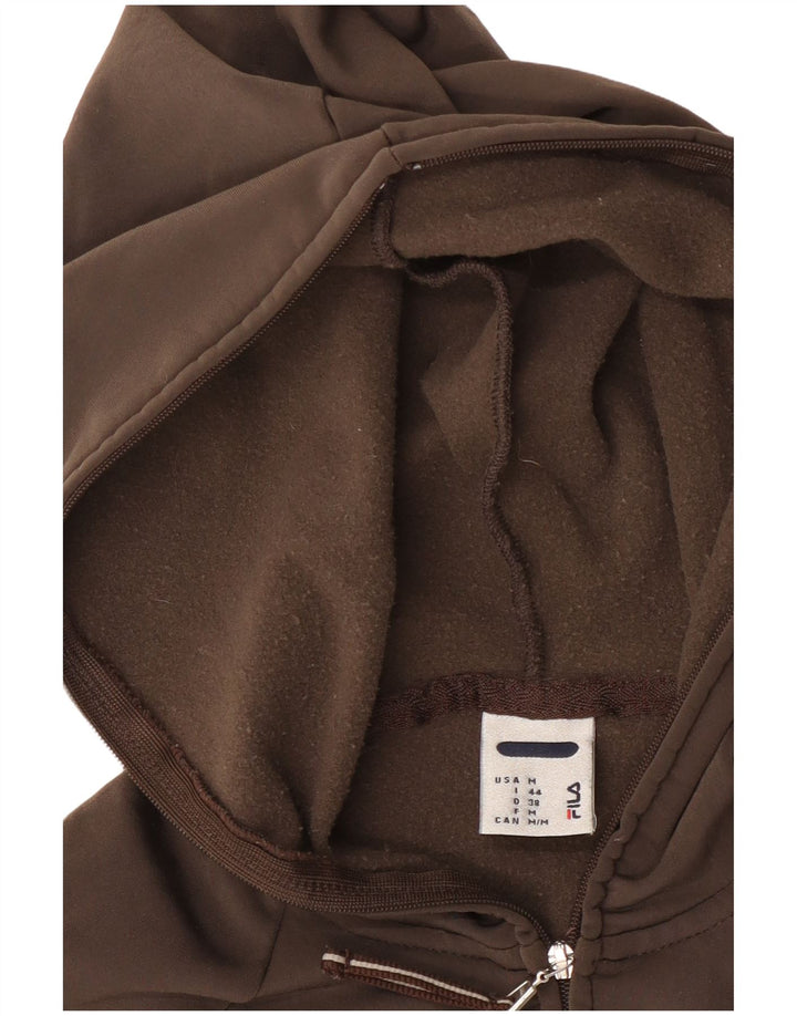 Pulover Fila pentru damă, cu fermoar, maro mediu, UK 12