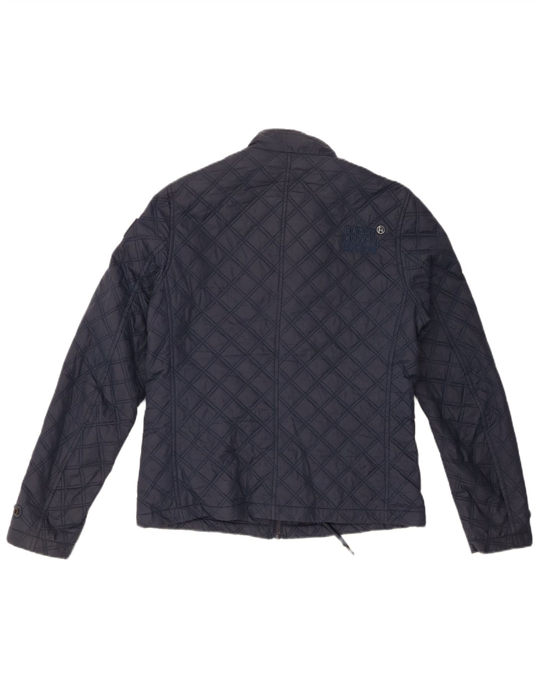 Jachetă matlasată Superdry pentru femei UK 12 Medium Bleumarin