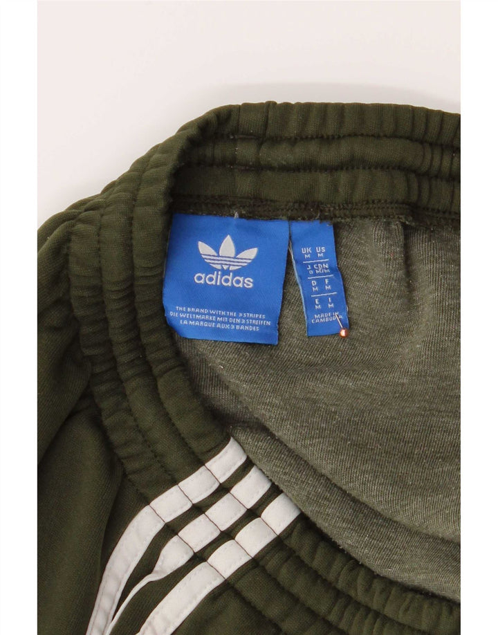 Pantaloni de trening pentru bărbați Adidas Pantaloni de jogging Poliester verde mediu