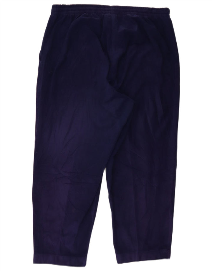 Pantaloni de trening Diadora pentru femei Joggeri mari bleumarin