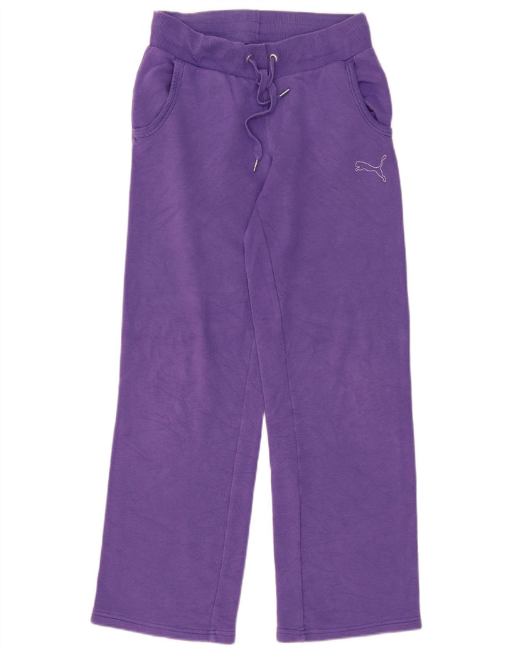 Pantaloni de trening Puma pentru femei UK 12, bumbac violet mediu