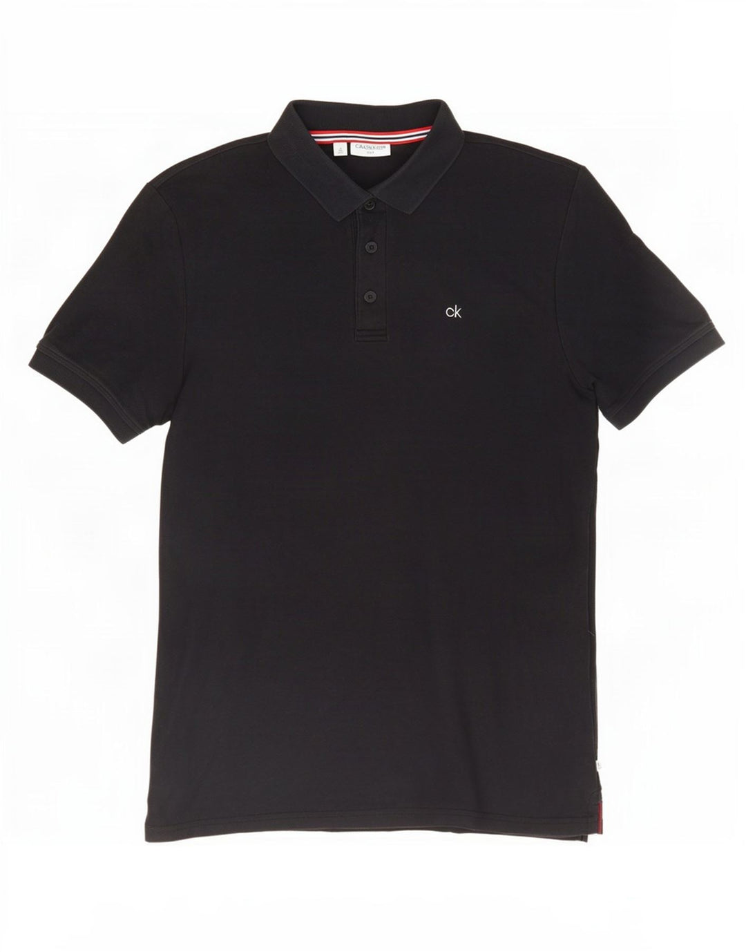 Cămașă polo Calvin Klein pentru bărbați, bumbac albastru bleumarin mediu