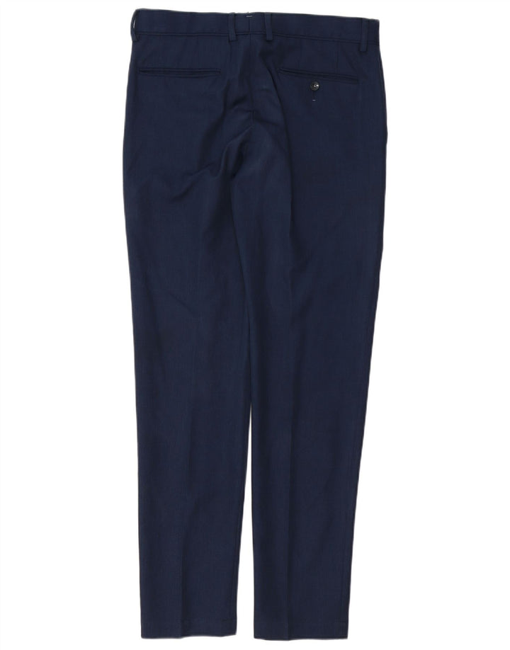 Pantaloni de costum slim pentru bărbați Zara EU 40 Mediu L31 L32 Bleumarin Poliester