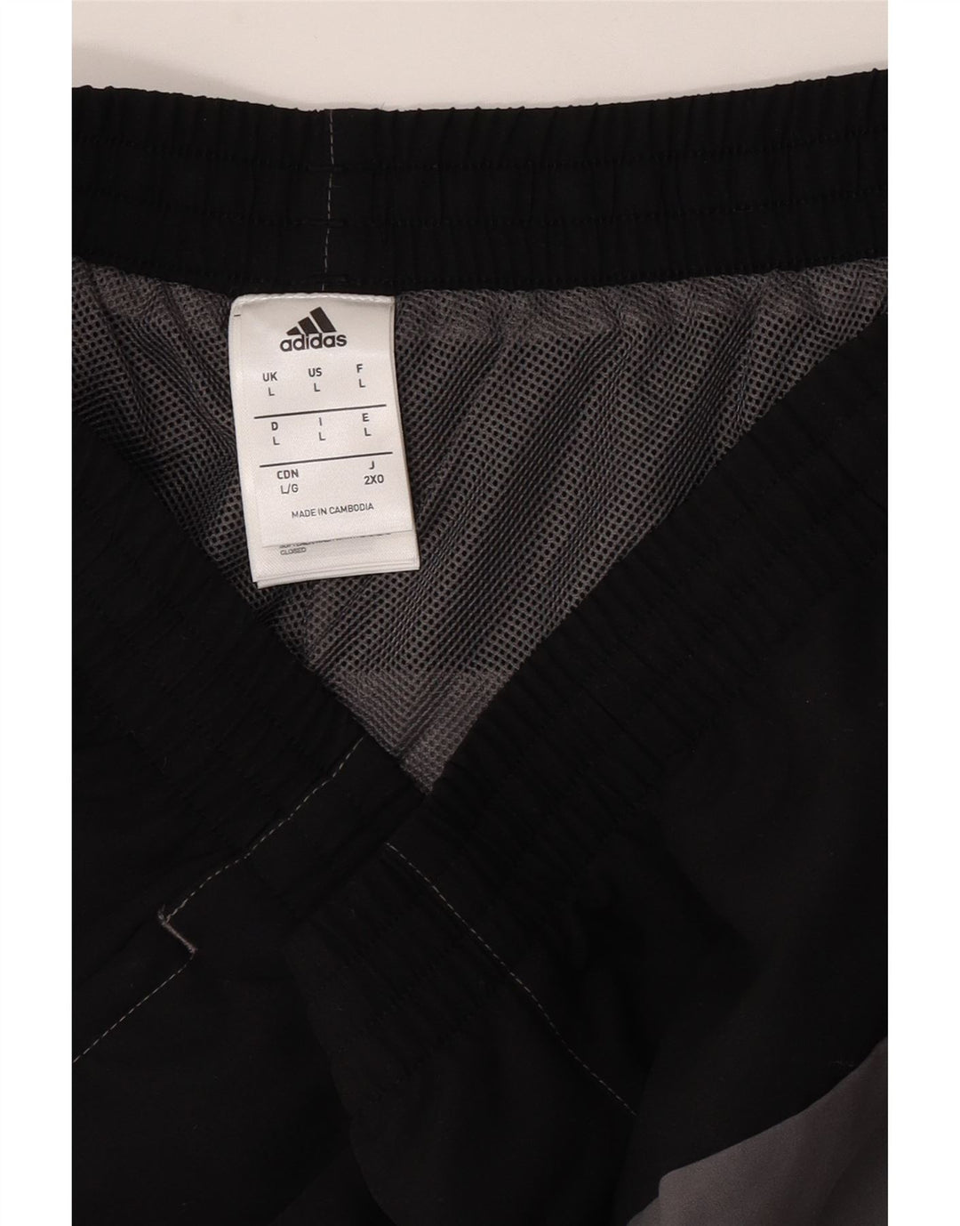 Pantaloni scurți sport Adidas pentru bărbați, mari, gri, poliester color bloc