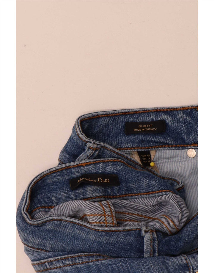 Blugi subțiri Massimo Dutti pentru femei EU 40 Medium W30 L32 Bumbac albastru
