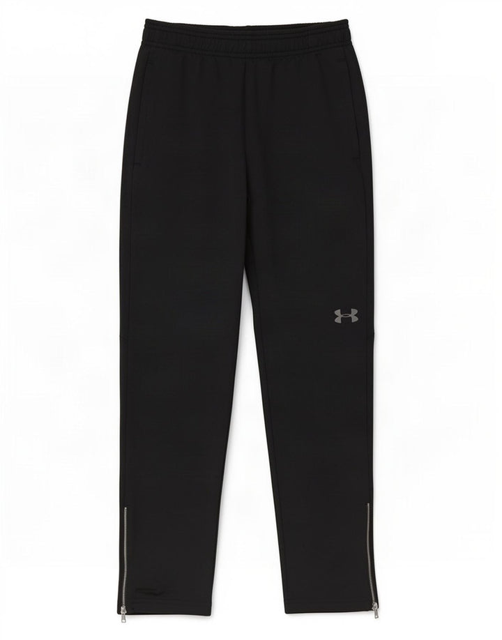 Pantaloni de trening Under Armour pentru baieti 9-10 ani poliester negru mediu
