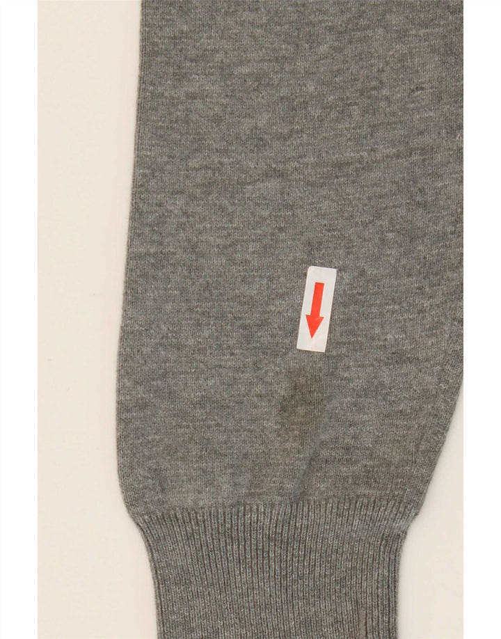 Pulover Puma Crew Neck Jumper pentru bărbați, gri mediu cu dungi