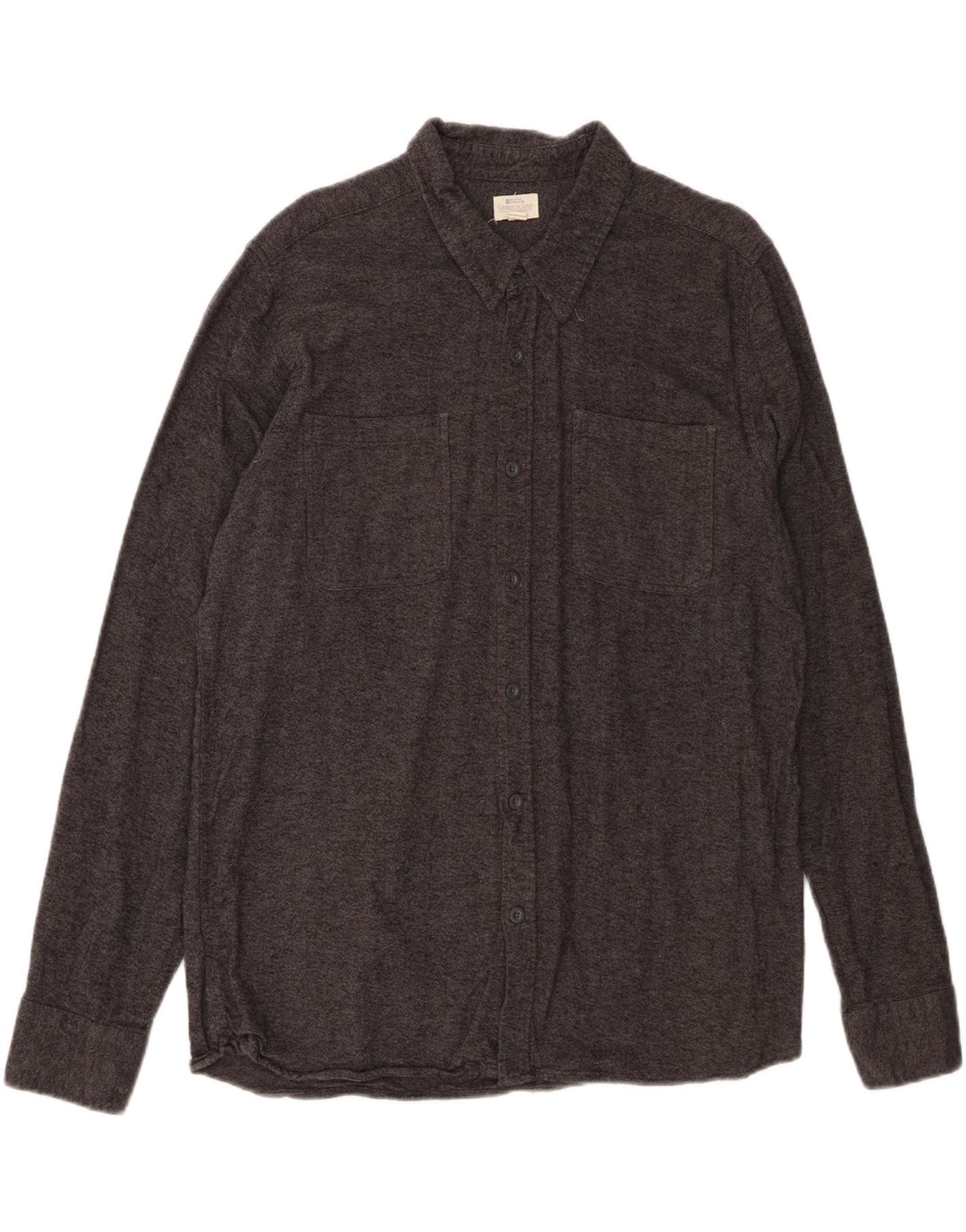 MOUNTAIN WAREHOUSE Mens Flannel Shirt 2XL Grey Cotton Vintage Mountain Warehouse and Second-Hand Mountain Warehouse from Messina Hembry 