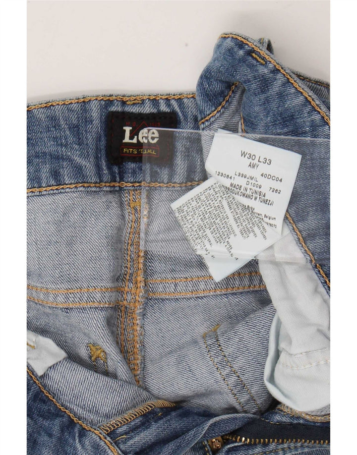 Blugi Lee Amy Slim pentru femei W30 L29 Bumbac albastru