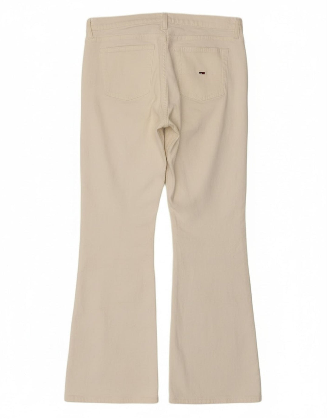 Blugi evazați pentru femei Tommy Hilfiger W32 L30 bumbac alb