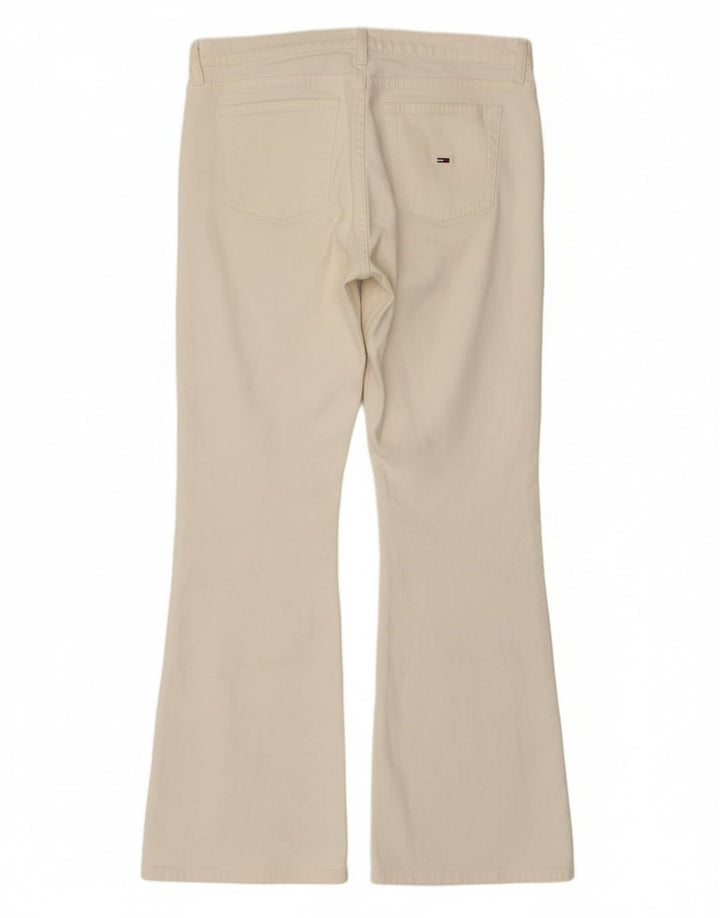 Blugi evazați pentru femei Tommy Hilfiger W32 L30 bumbac alb