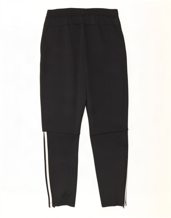 Pantaloni de trening Adidas pentru bărbați, poliester mediu negru
