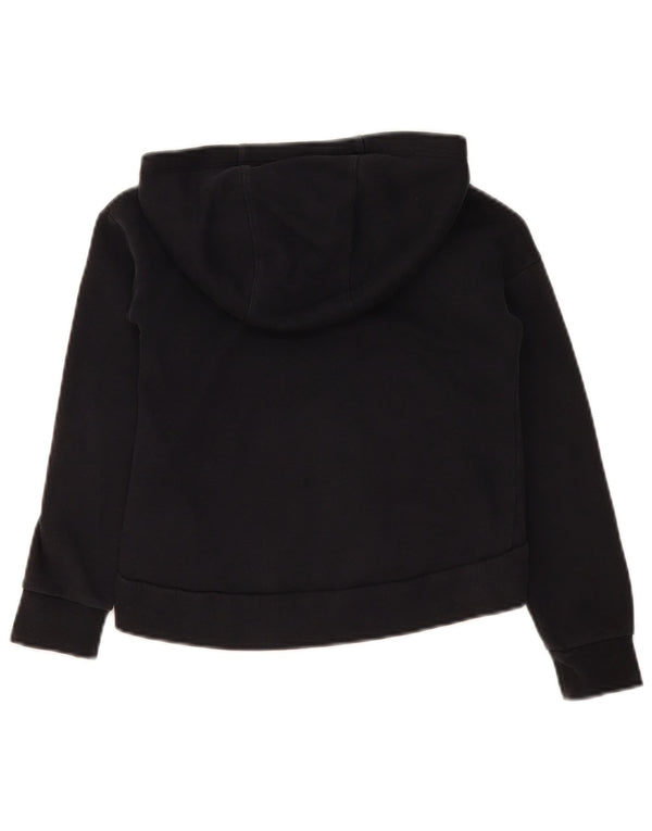 Pulover Nike pentru fete cu fermoar 7-8 ani XS bumbac negru