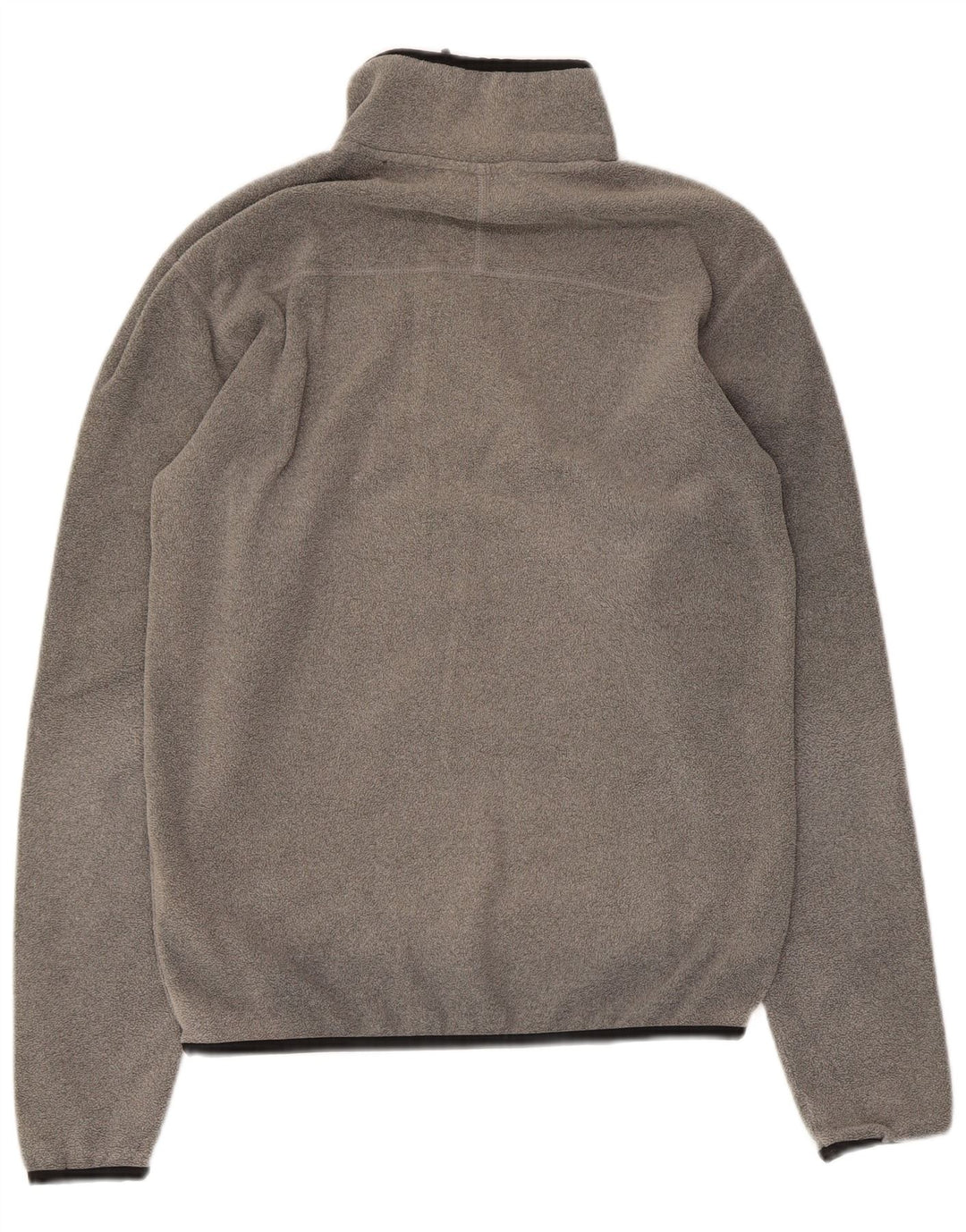 Pulover pentru bărbați The North Face, cu fermoar și gât, poliester gri XS