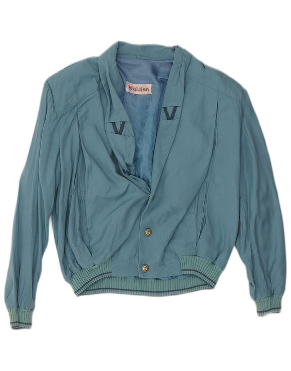 Bomber vintage pentru femei UK 16 Large Blue