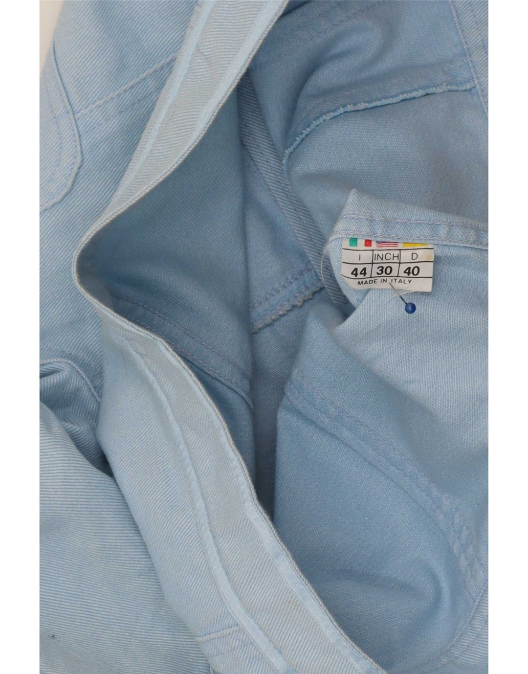 Roccobarocco Jachetă de blugi crop pentru femei IT 44 Medium Blue