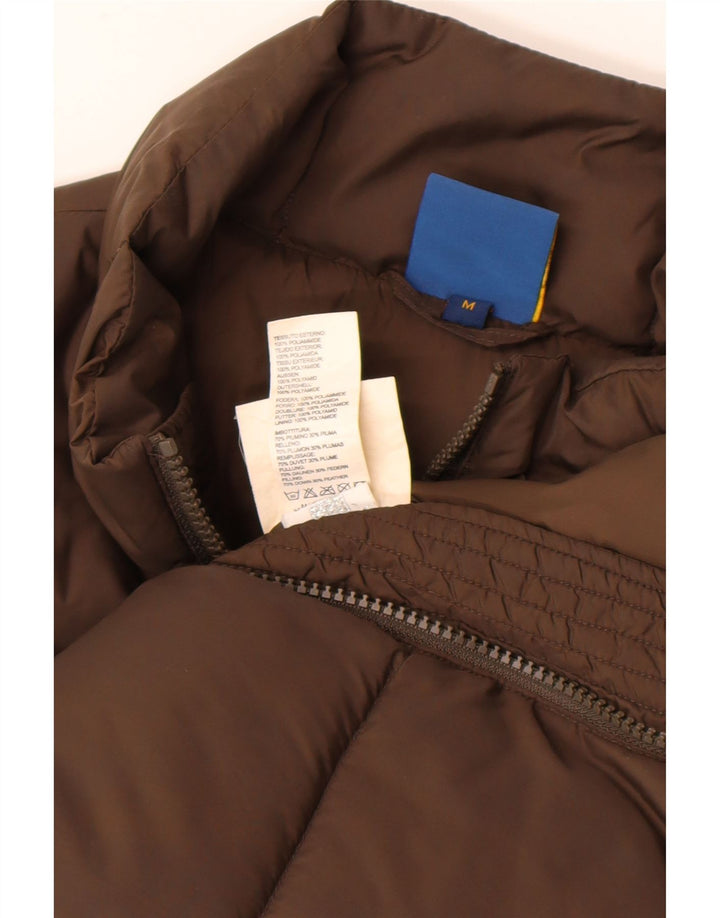 Fred Mello Gilet grafic căptușit pentru bărbați UK 40 Medium Brown Poliamidă